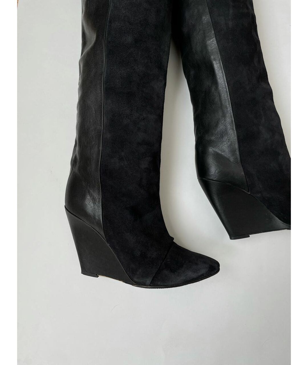 ISABEL MARANT Черные кожаные сапоги, фото 6