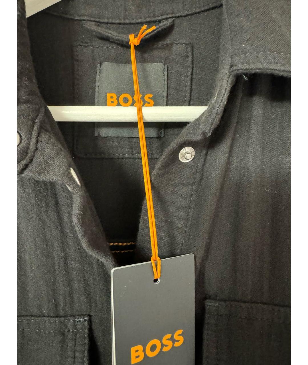 HUGO BOSS Черный хлопковый комбинезон, фото 3