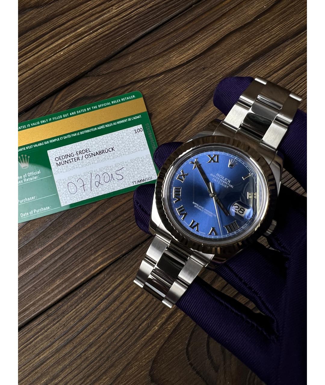 ROLEX Часы из белого золота, фото 2