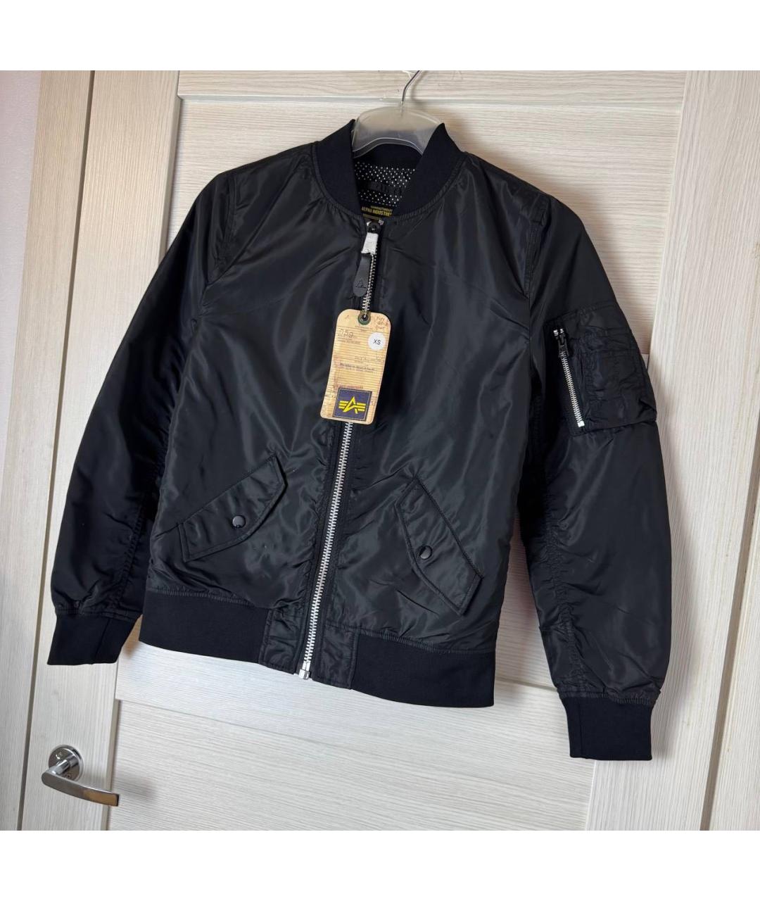 ALPHA INDUSTRIES Черная куртка, фото 2
