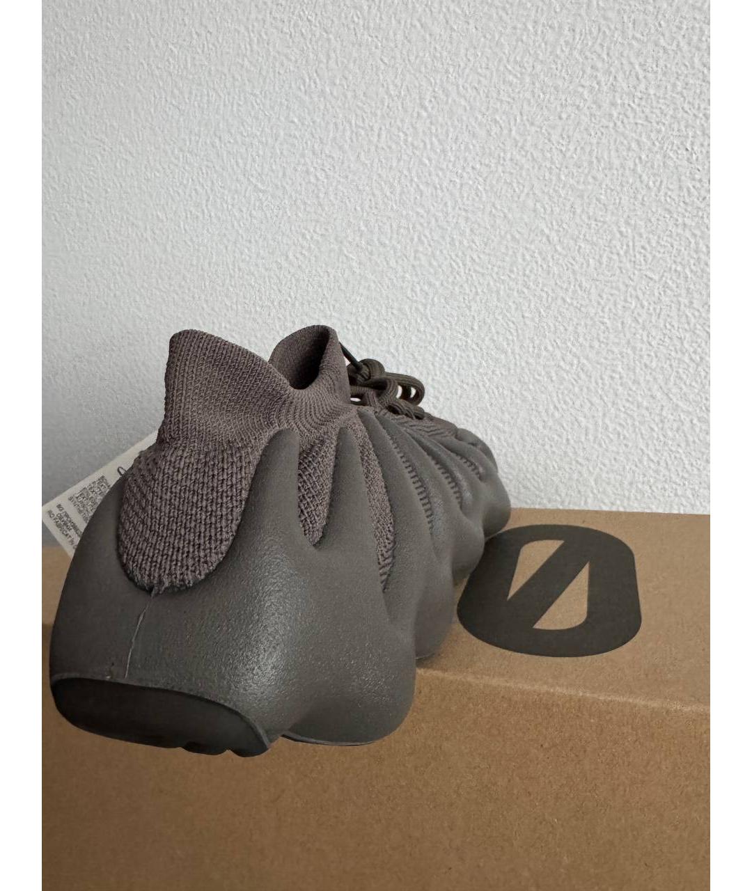 ADIDAS YEEZY Серые низкие кроссовки / кеды, фото 4