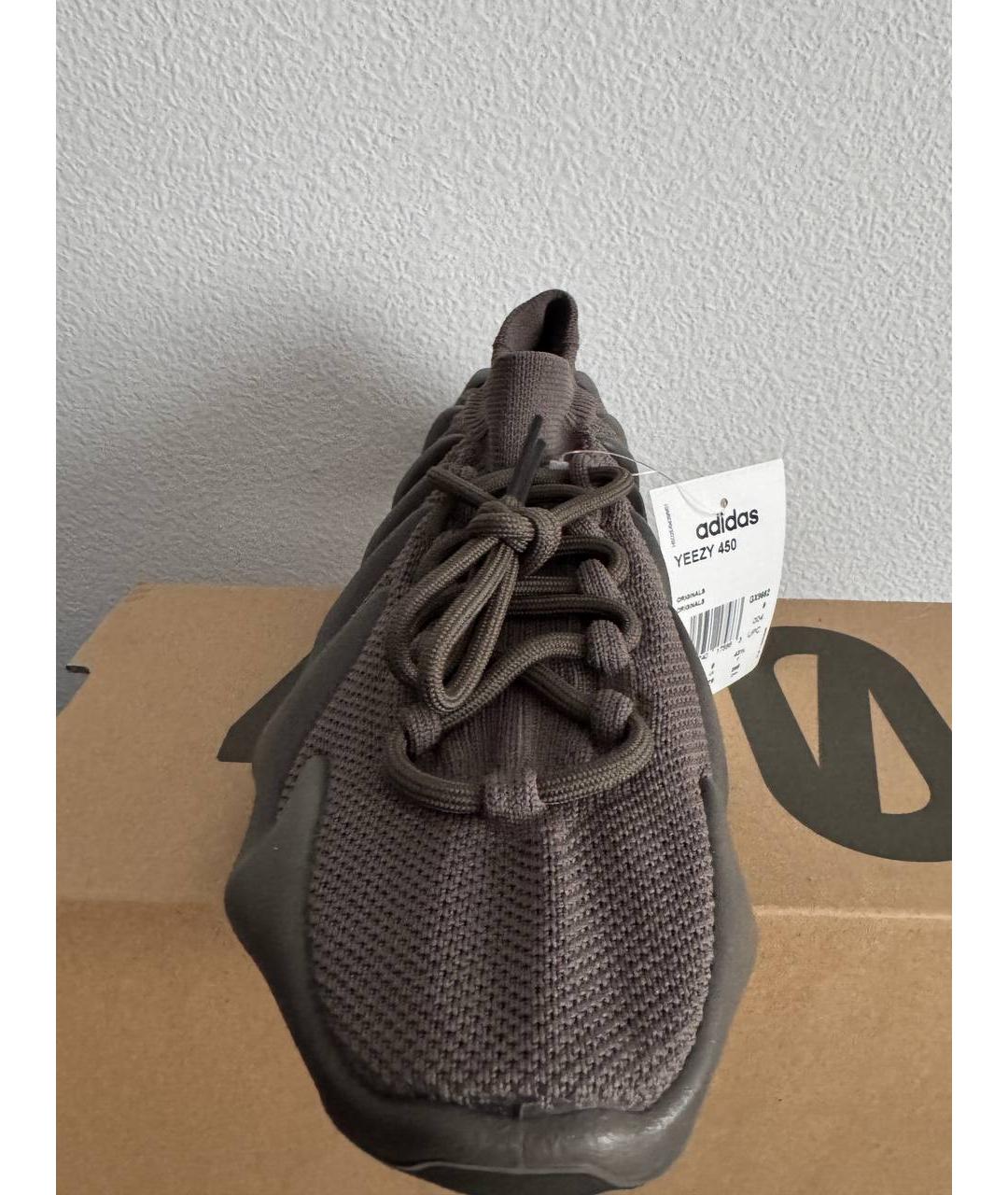 ADIDAS YEEZY Серые низкие кроссовки / кеды, фото 2