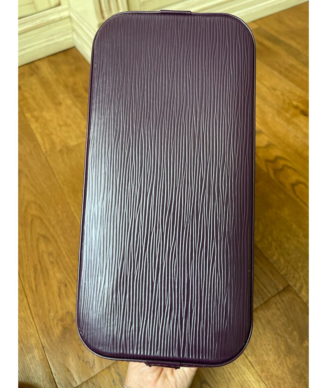 LOUIS VUITTON PRE-OWNED Фиолетовая сумка тоут из искусственной кожи, фото 6