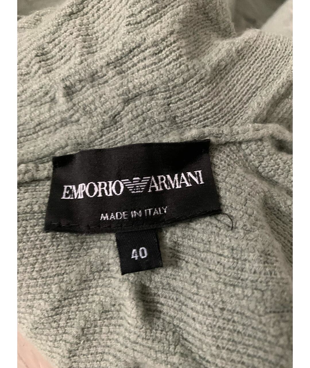 EMPORIO ARMANI Зеленая водолазка, фото 6