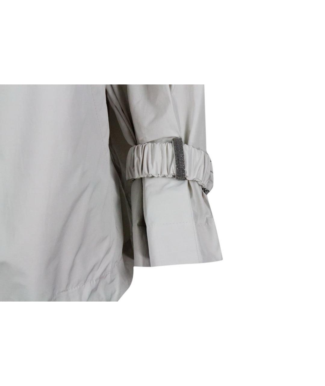 BRUNELLO CUCINELLI Серая полиэстеровая куртка, фото 3