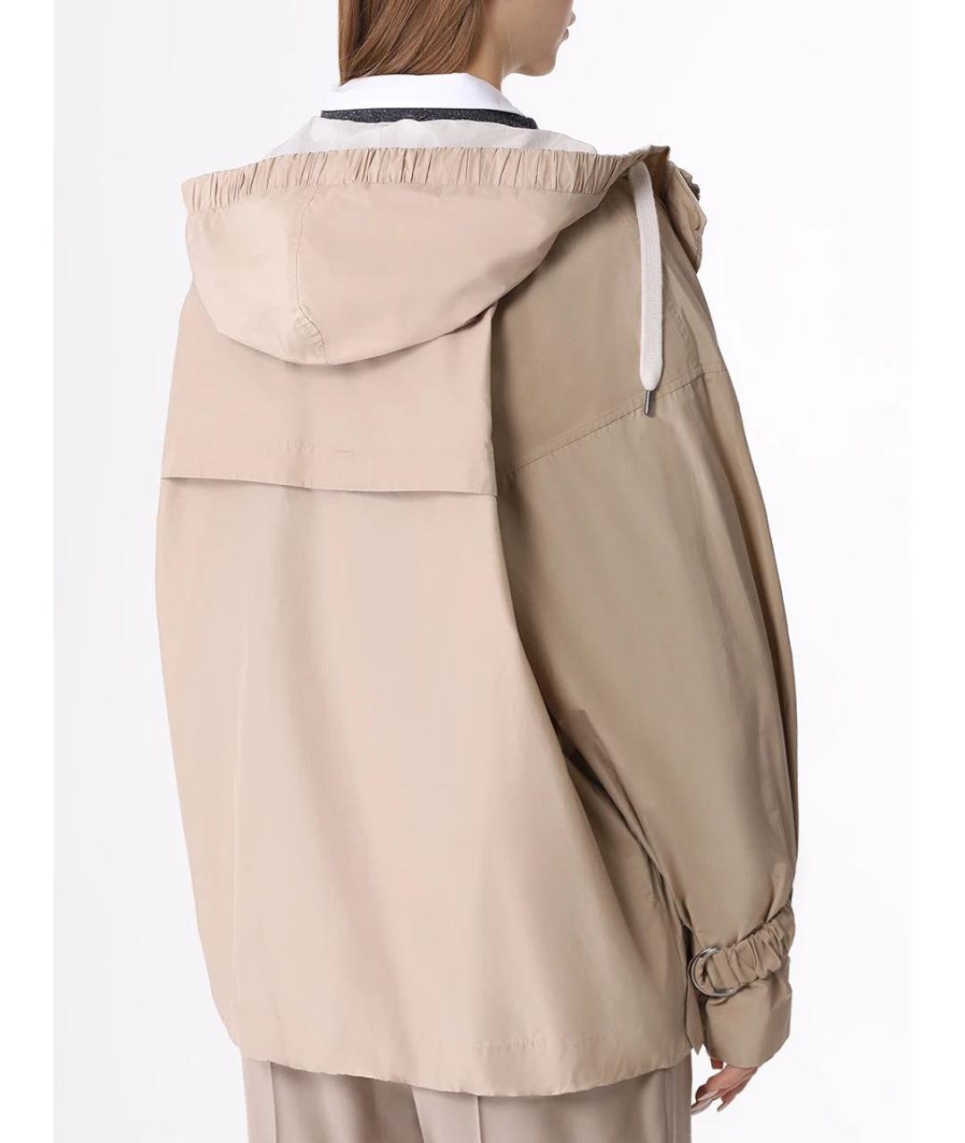 BRUNELLO CUCINELLI Серая полиэстеровая куртка, фото 5