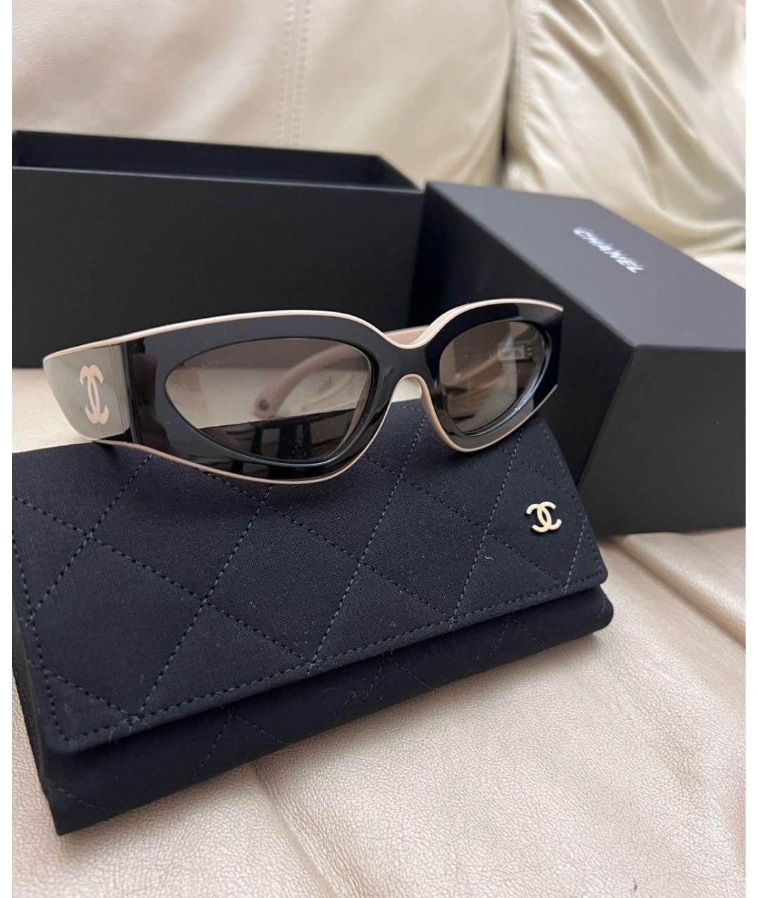 CHANEL Коричневые солнцезащитные очки, фото 2