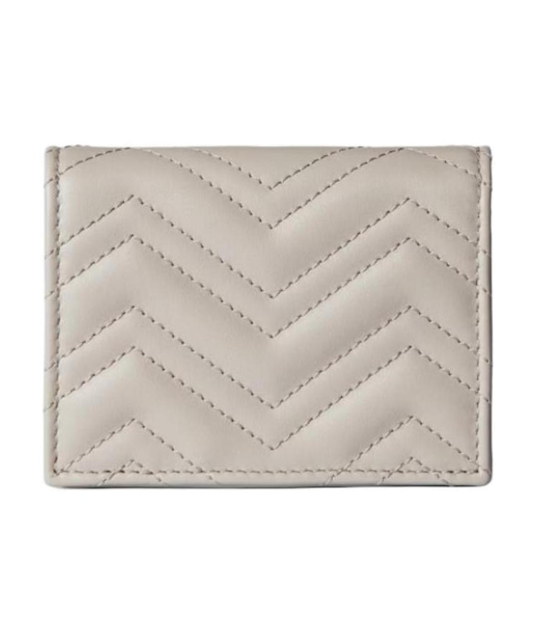 GUCCI Белый кожаный кошелек, фото 3