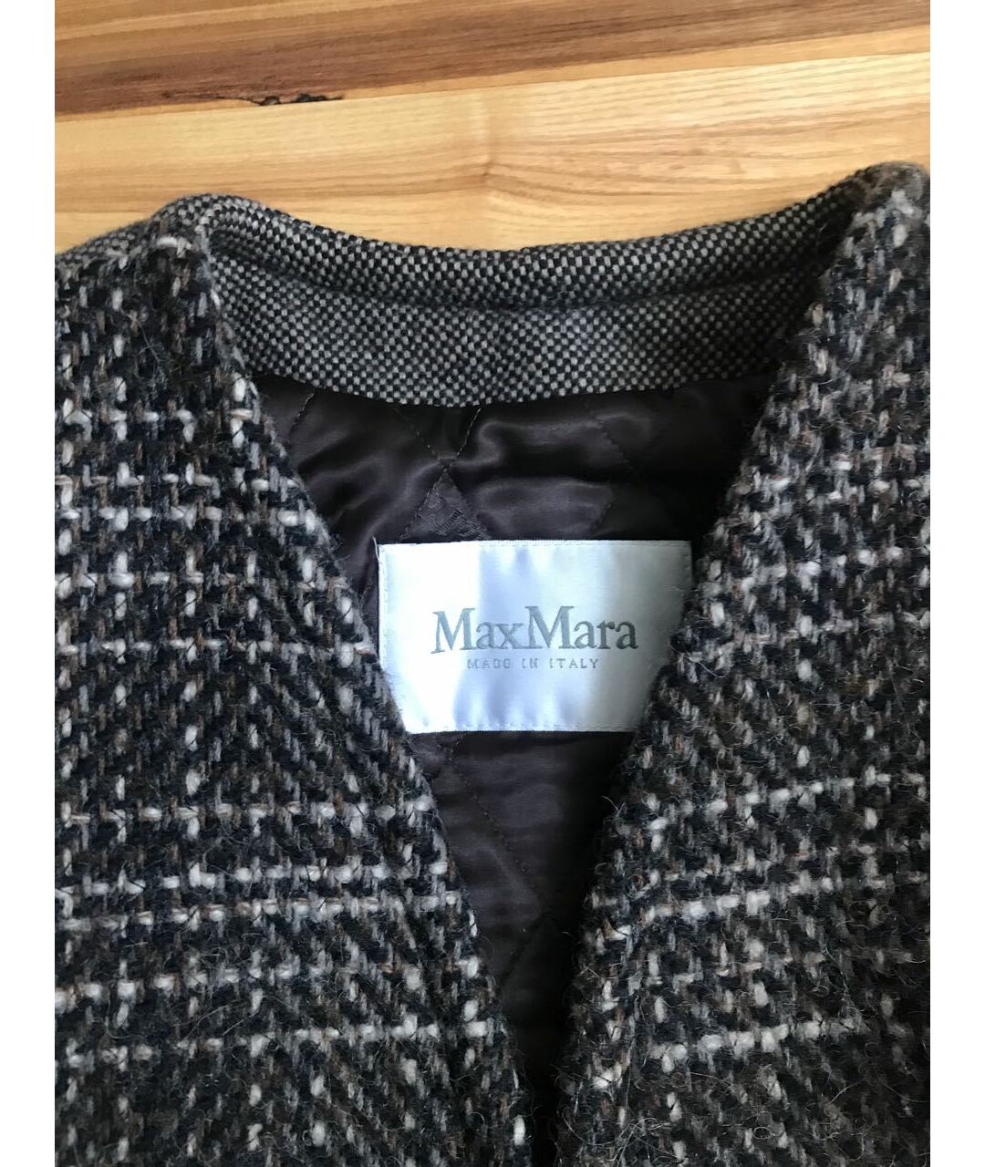 MAX MARA Коричневое шерстяное пальто, фото 3