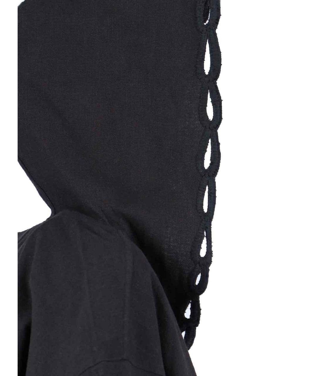 ISABEL MARANT ETOILE Черная хлопковая блузы, фото 4