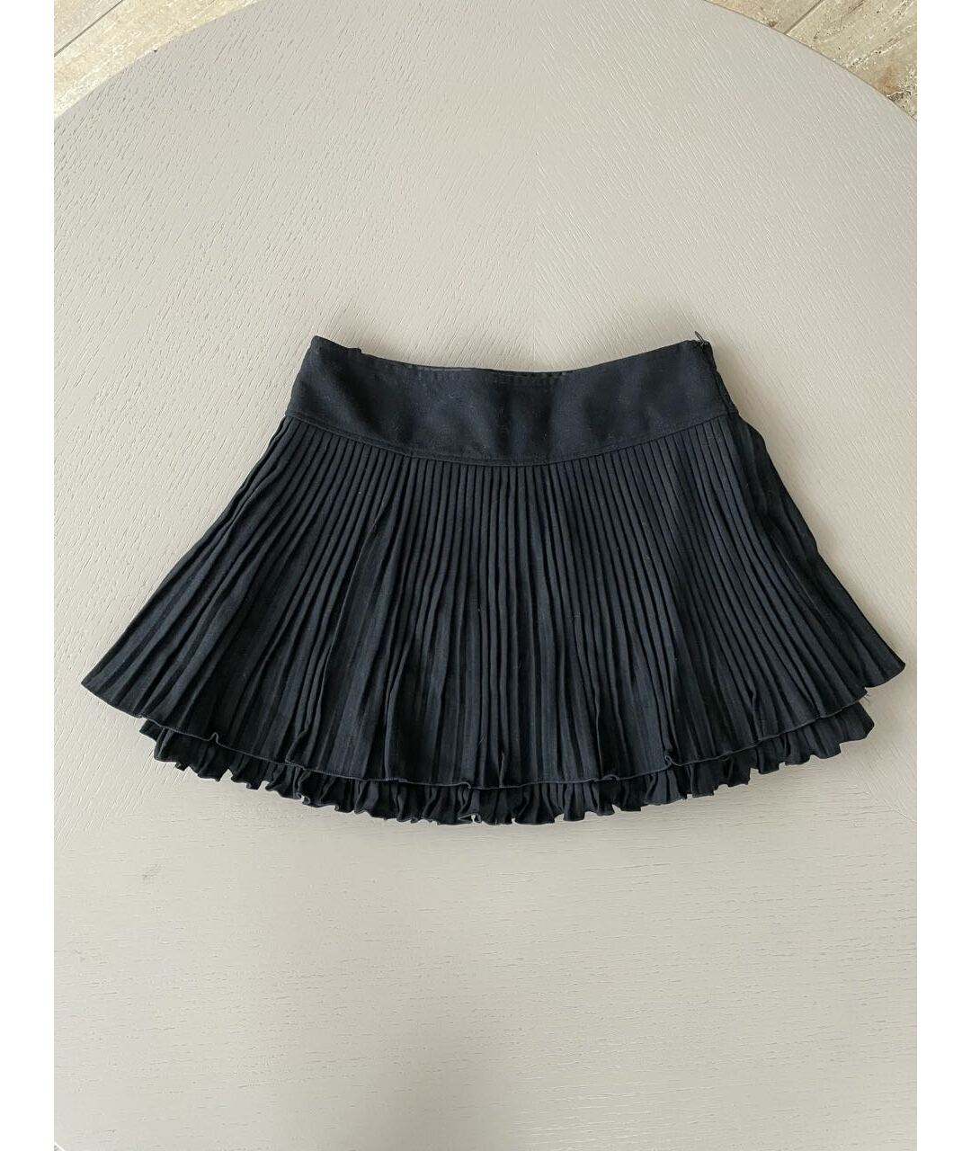 ALETTA Черная шерстяная юбка, фото 7