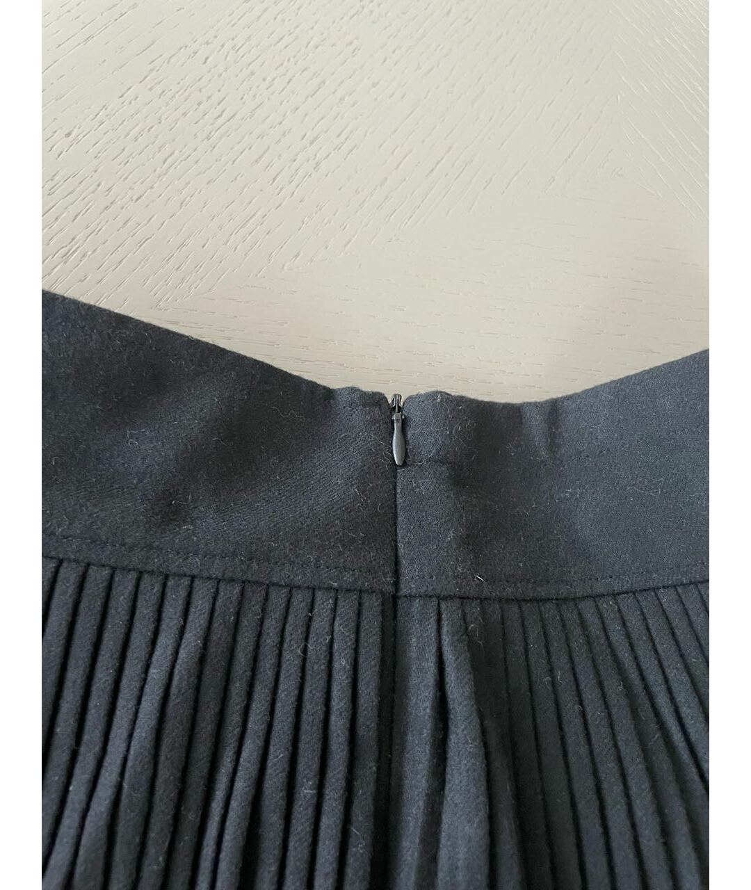 ALETTA Черная шерстяная юбка, фото 5