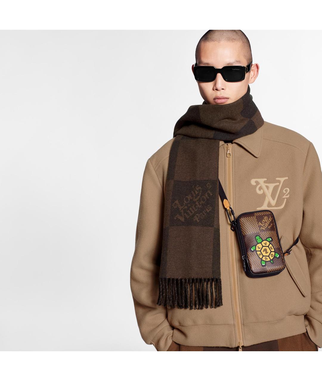 LOUIS VUITTON Коричневая сумка на плечо, фото 6