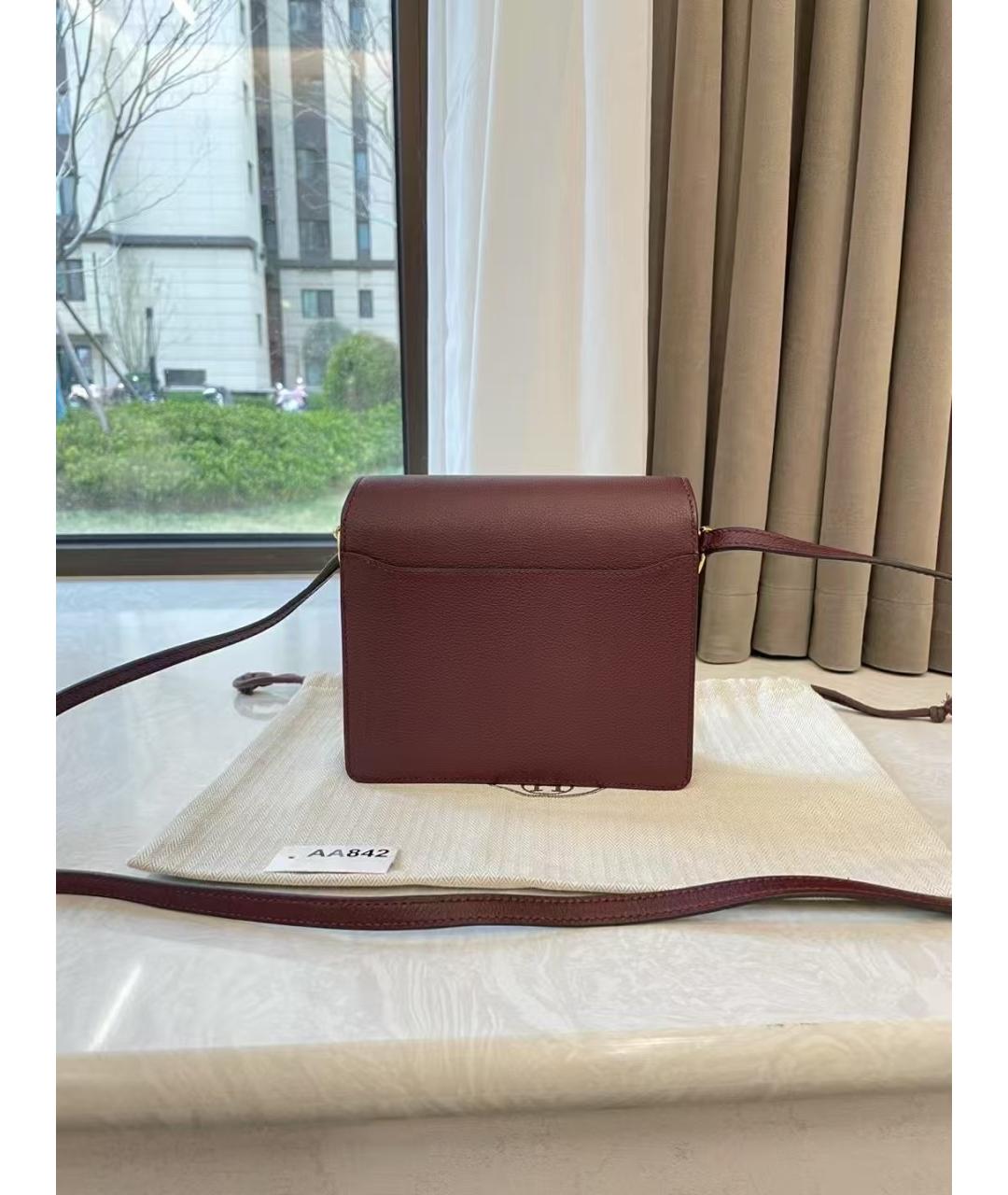 HERMES Красная кожаная сумка через плечо, фото 3