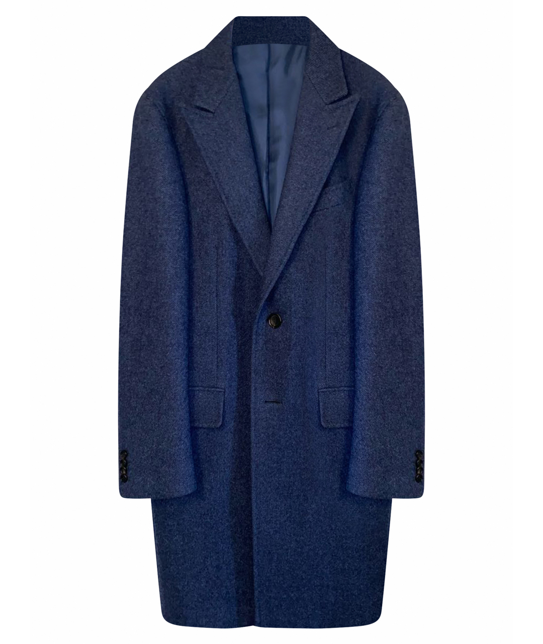 CANALI Синее кашемировое пальто, фото 1