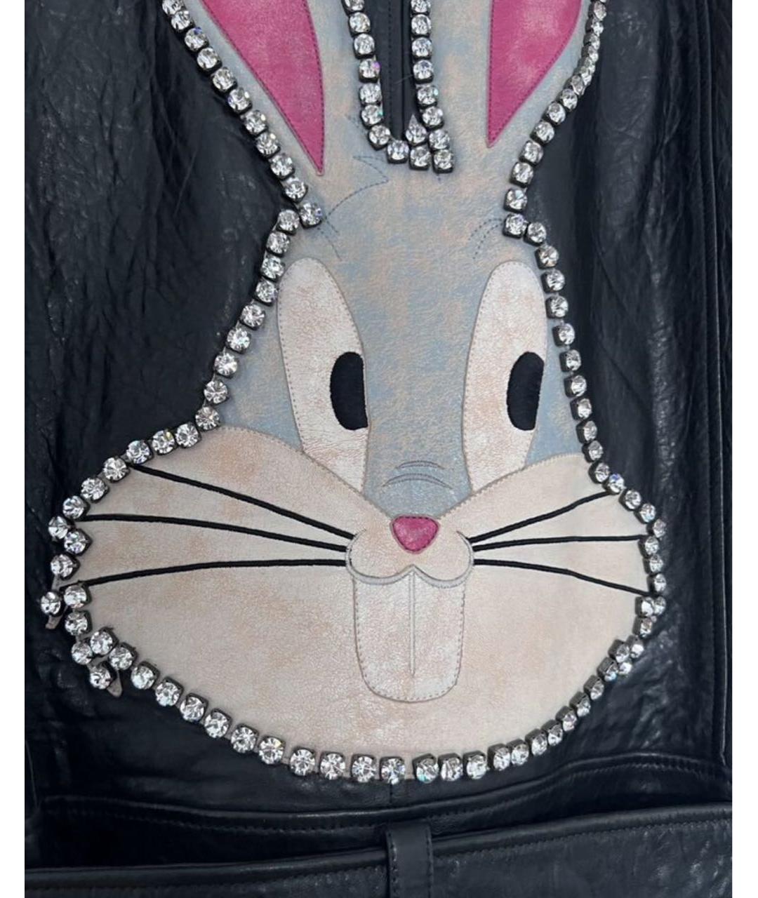 GUCCI Черная кожаная куртка, фото 6