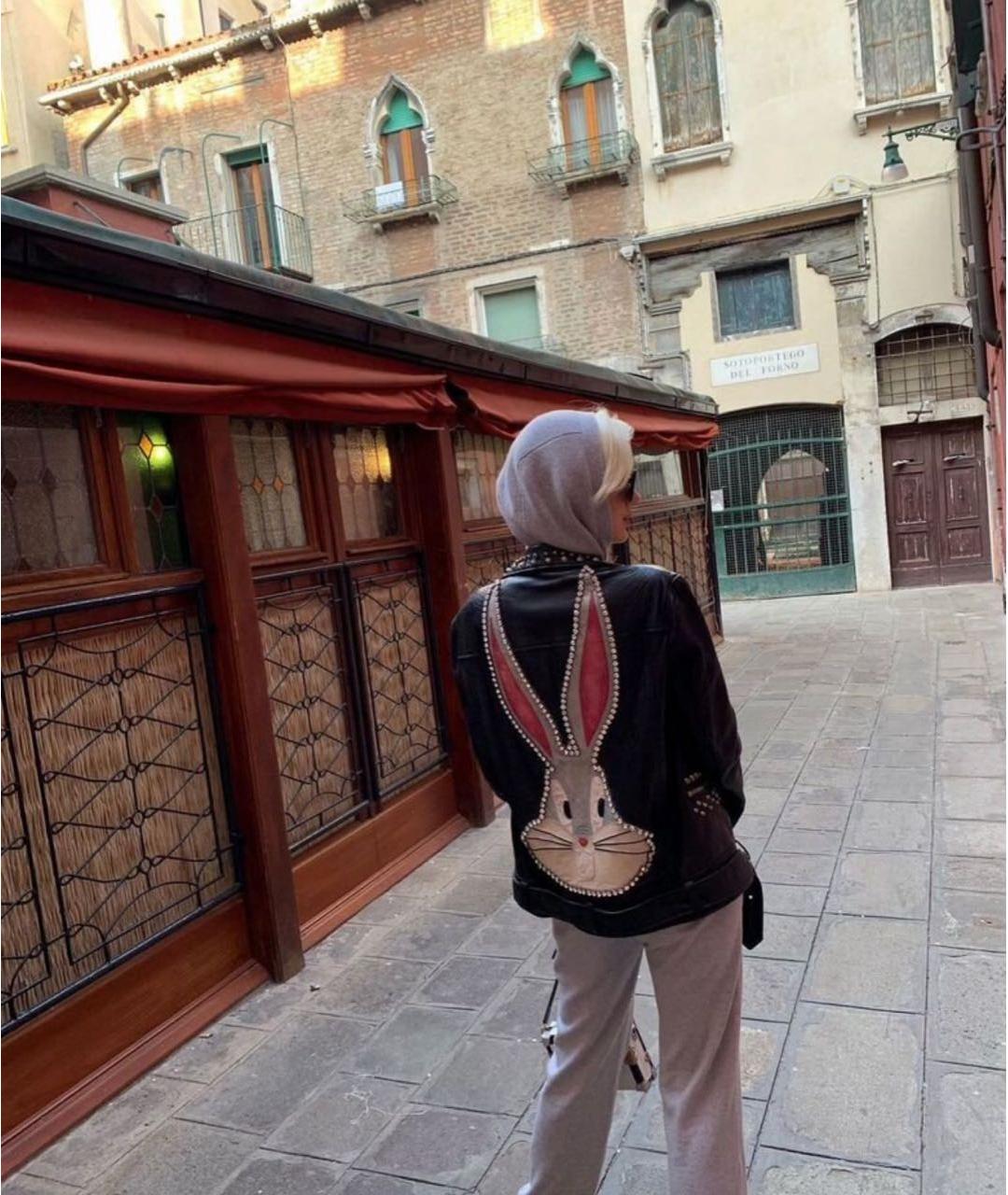 GUCCI Черная кожаная куртка, фото 8