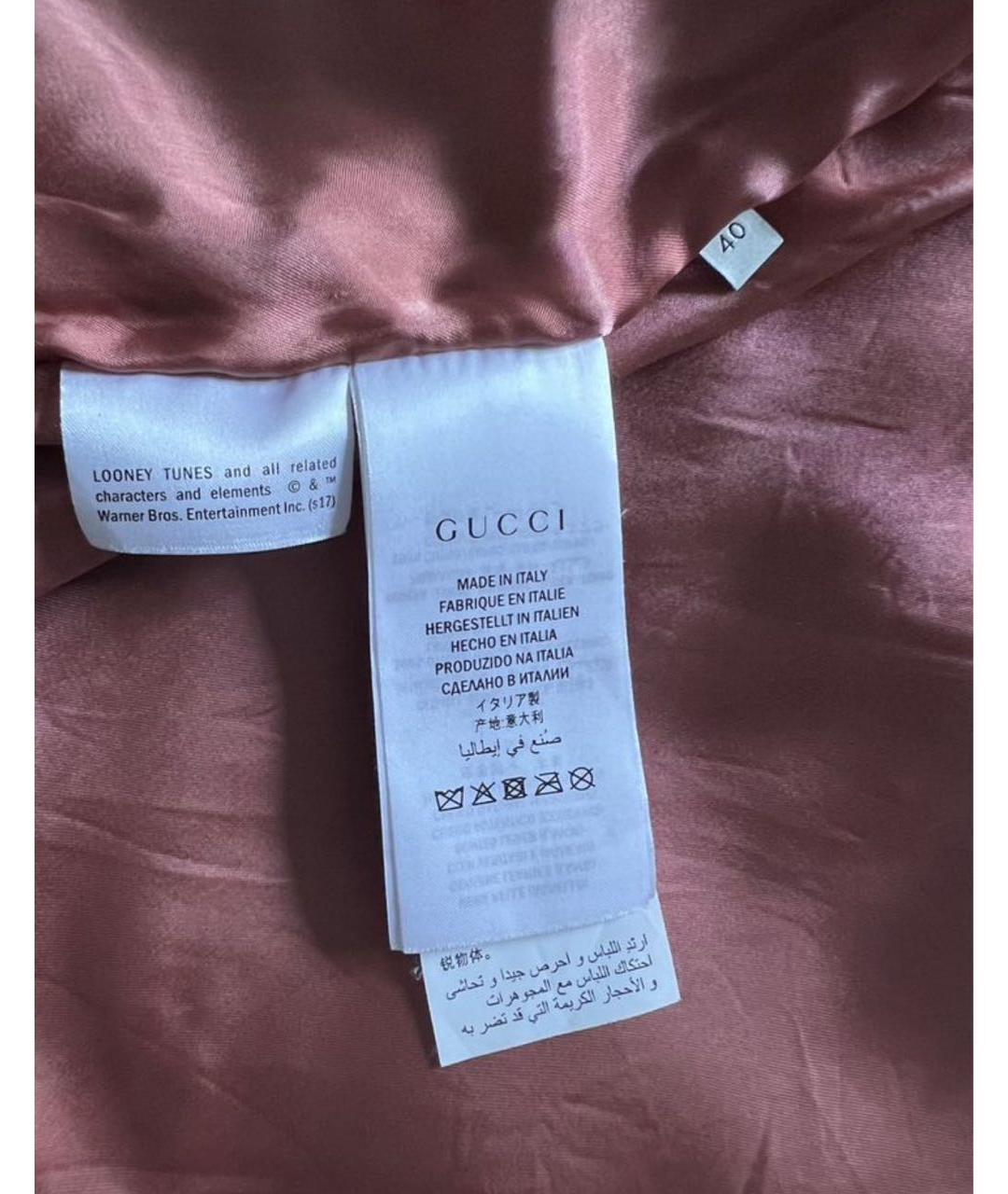 GUCCI Черная кожаная куртка, фото 5