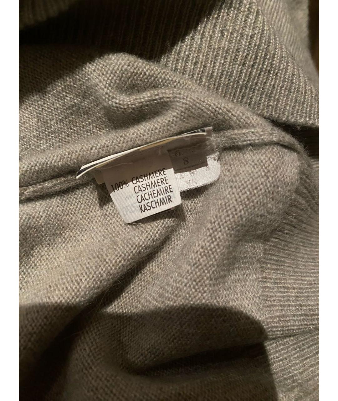 BRUNELLO CUCINELLI Серый кашемировый джемпер / свитер, фото 5