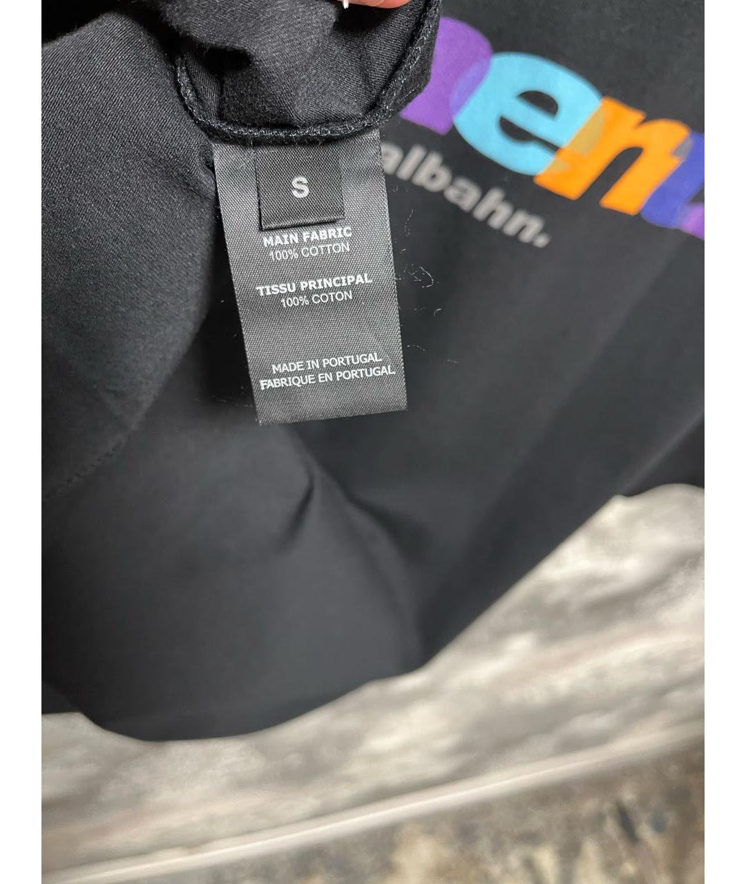 VETEMENTS Черная футболка, фото 7