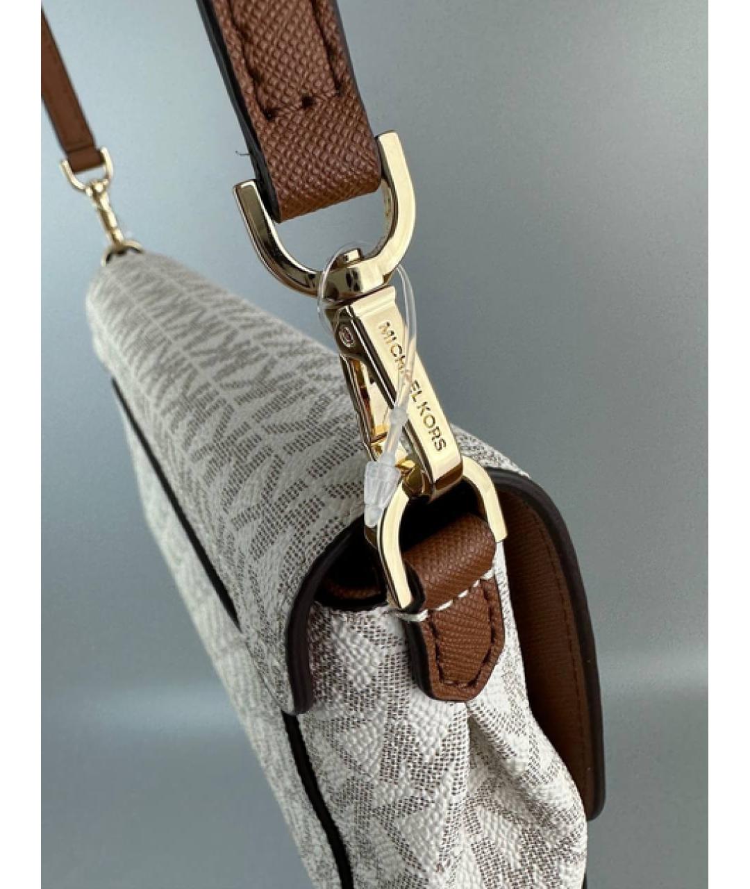 MICHAEL KORS Бежевая сумка через плечо, фото 8