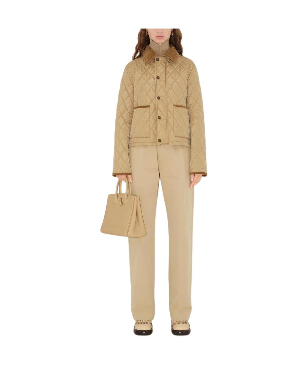 BURBERRY Бежевая куртка, фото 2