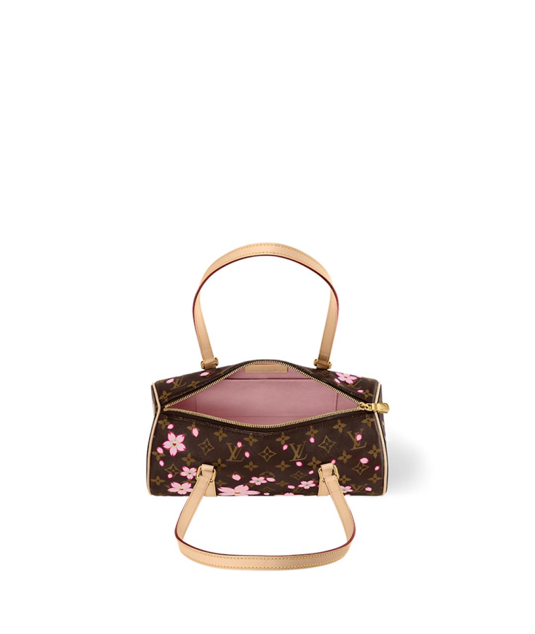 LOUIS VUITTON Коричневая кожаная сумка через плечо, фото 4