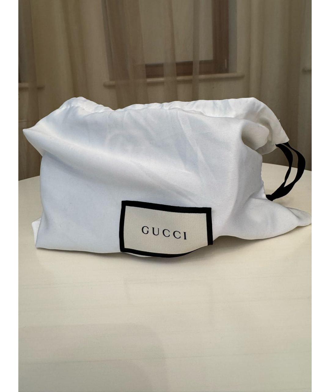 GUCCI Черная кожаная поясная сумка, фото 8