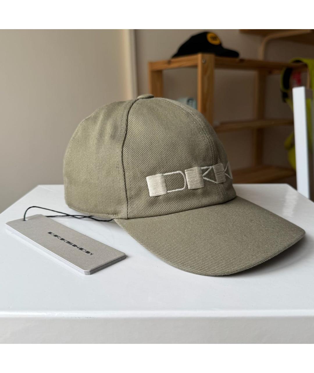 RICK OWENS DRKSHDW Хлопковая кепка, фото 2