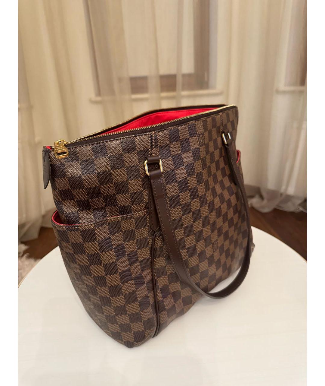 LOUIS VUITTON Коричневая сумка тоут, фото 2