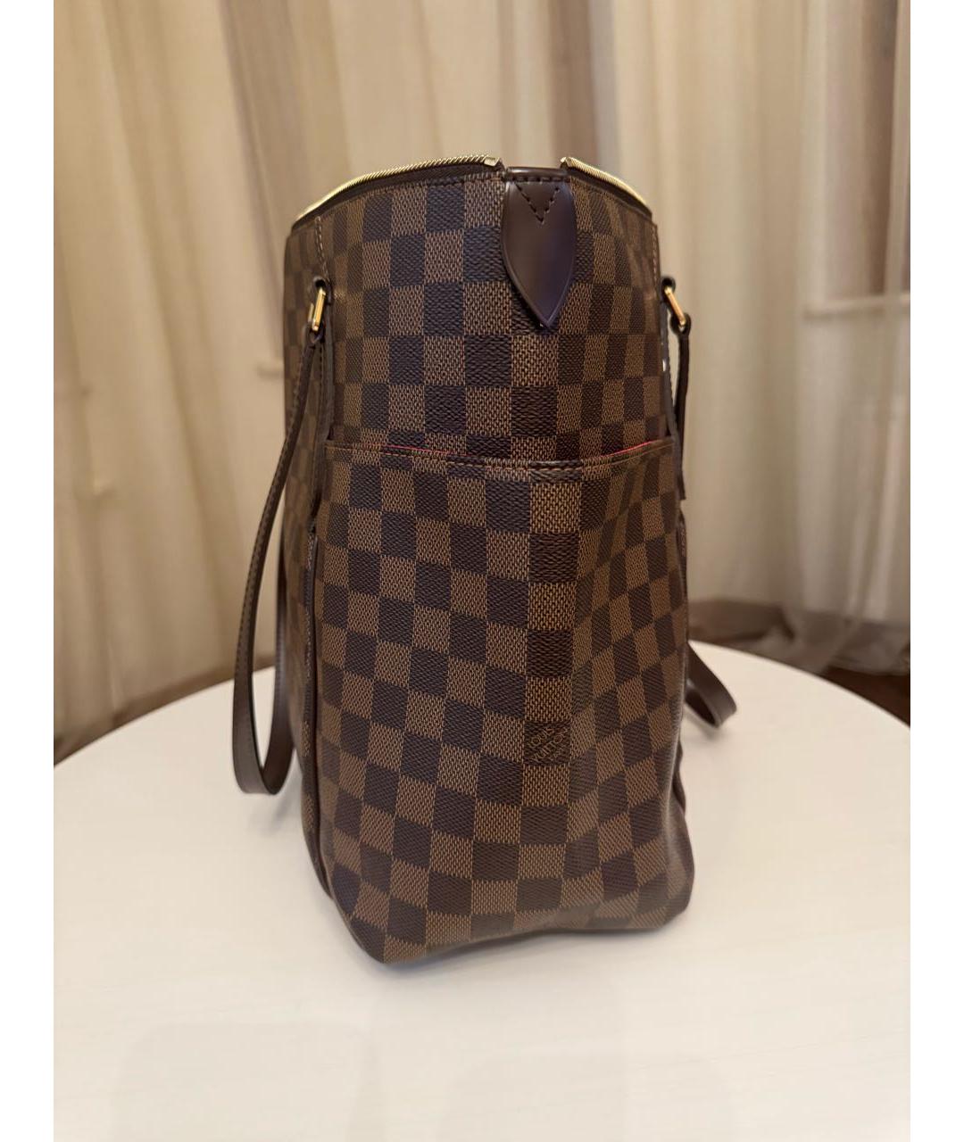 LOUIS VUITTON Коричневая сумка тоут, фото 3