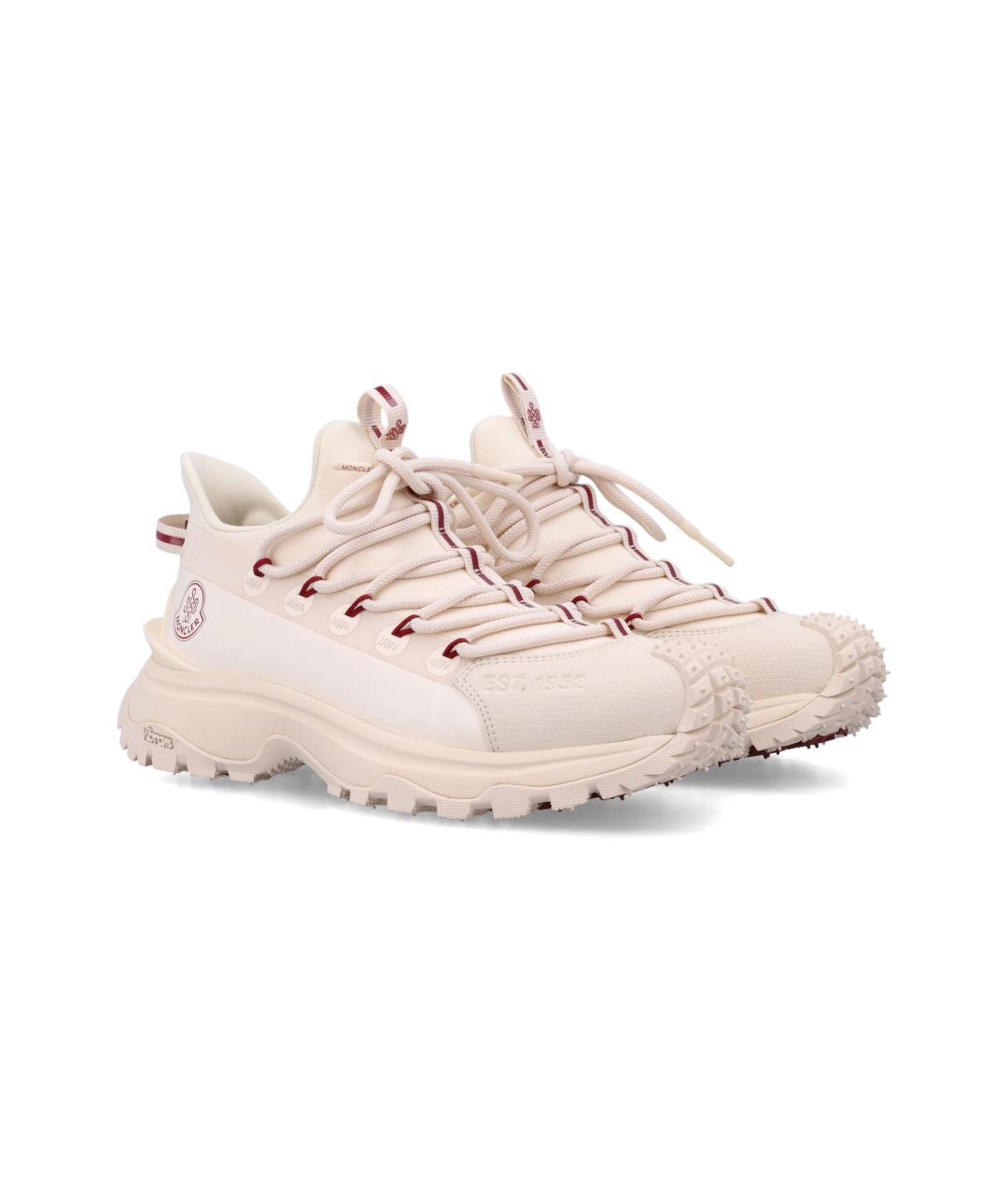 MONCLER Розовые синтетические кроссовки, фото 2