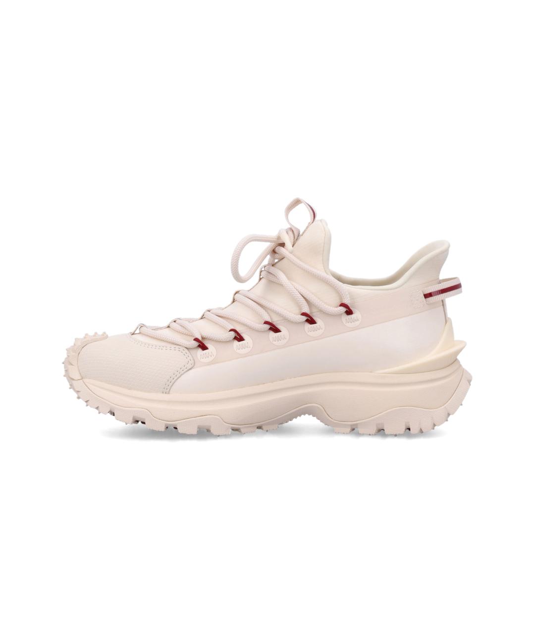 MONCLER Розовые синтетические кроссовки, фото 3