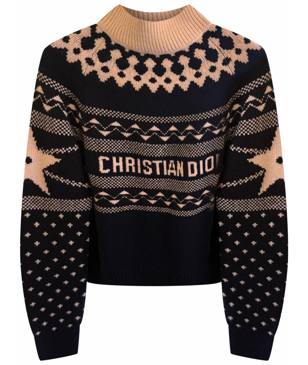 CHRISTIAN DIOR Мульти кашемировый джемпер / свитер, фото 1