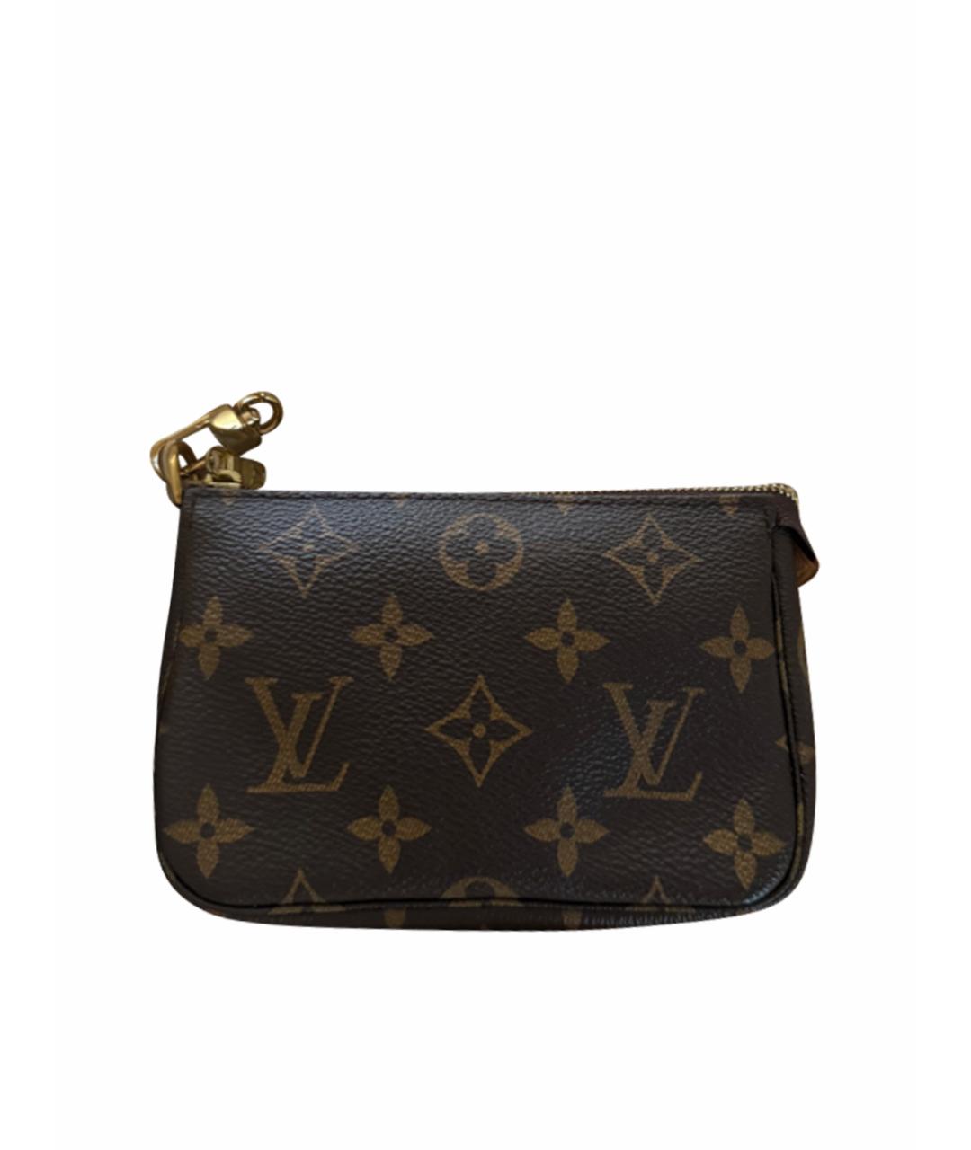 LOUIS VUITTON Коричневая сумка с короткими ручками, фото 1