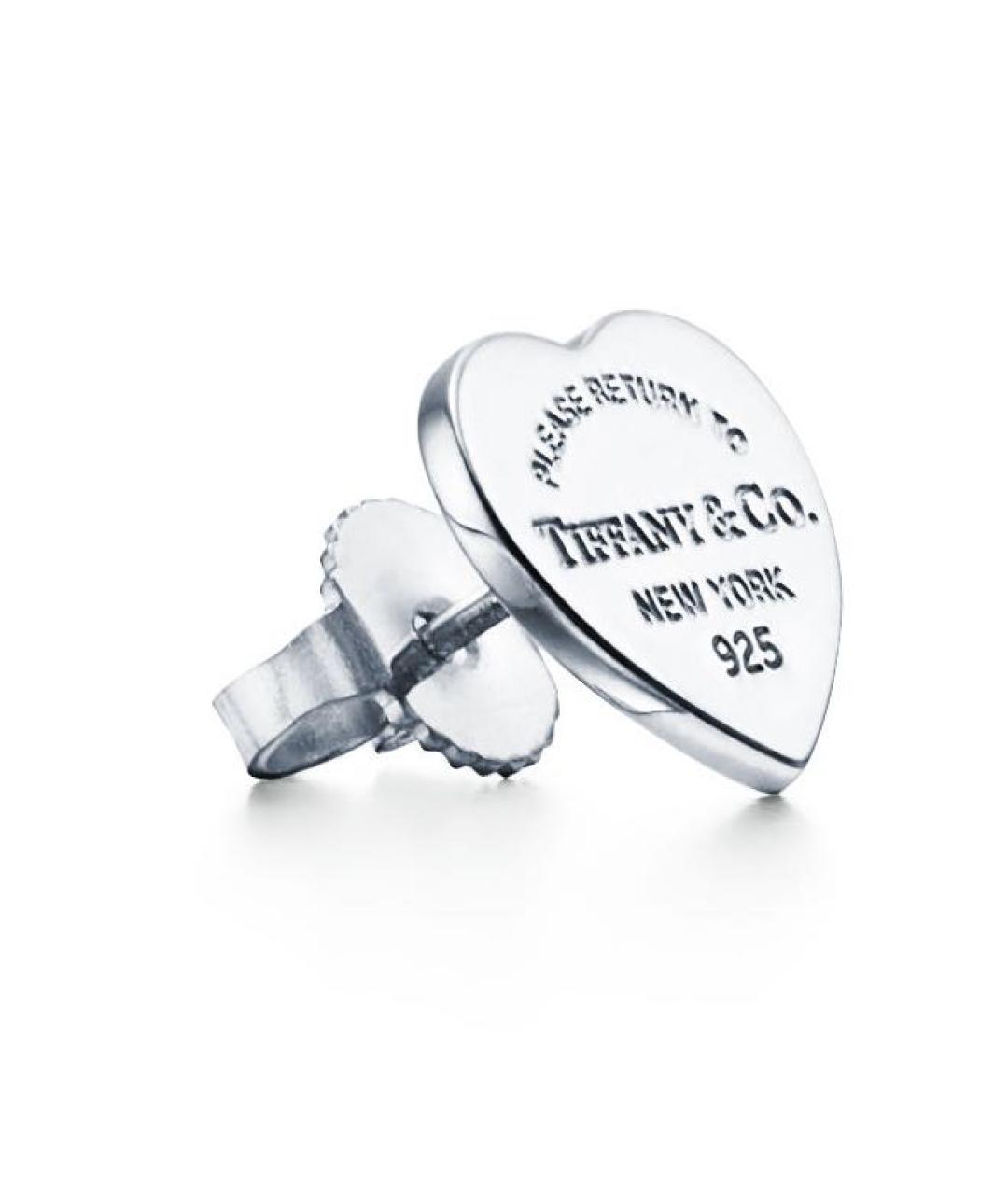 TIFFANY&CO Серебряные серебряные серьги, фото 2