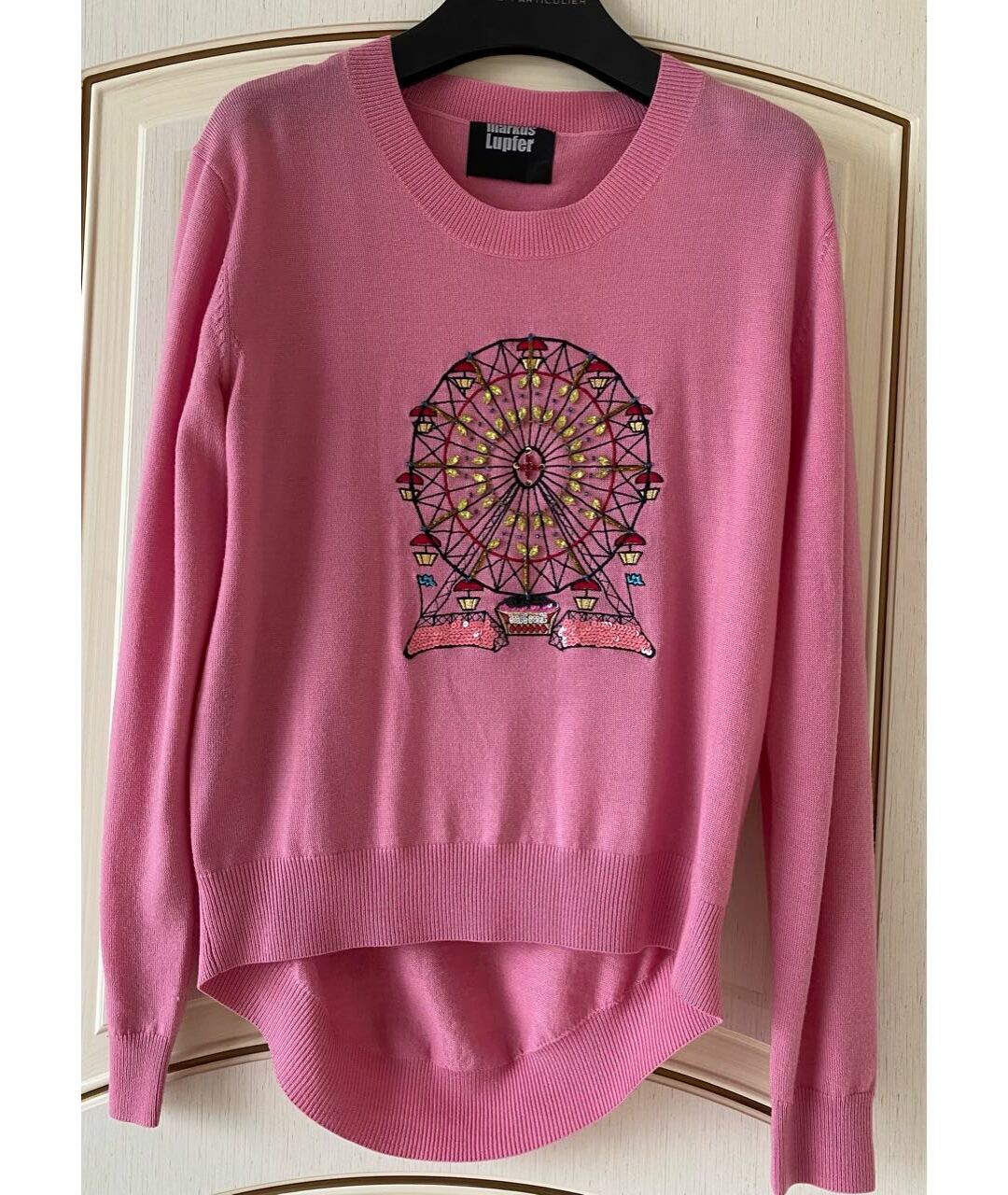 MARKUS LUPFER Розовый шерстяной джемпер / свитер, фото 5