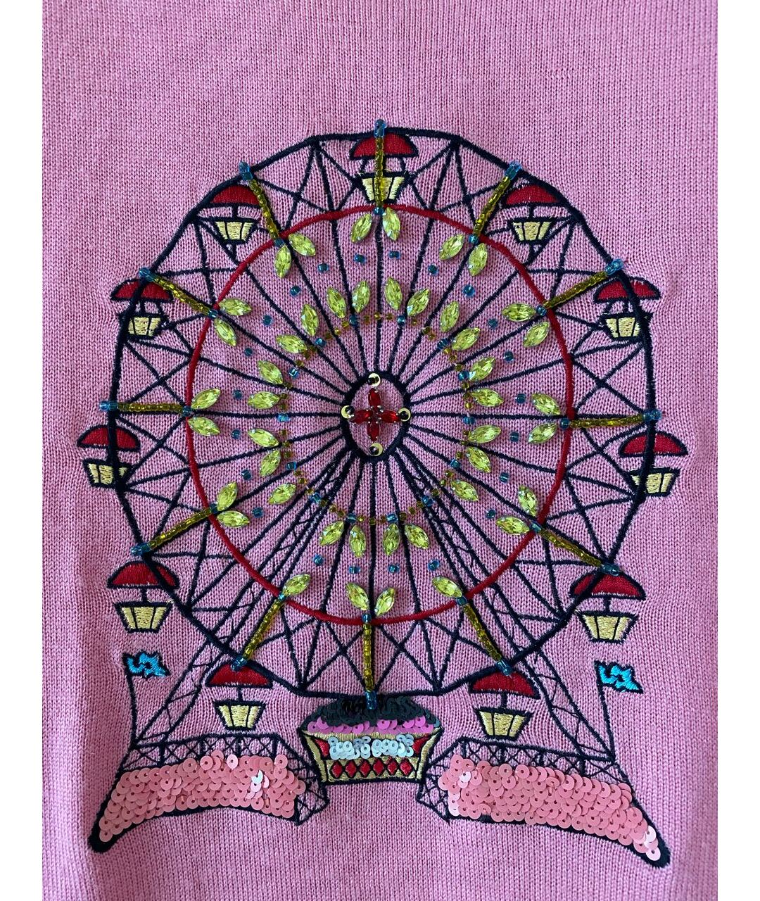 MARKUS LUPFER Розовый шерстяной джемпер / свитер, фото 4