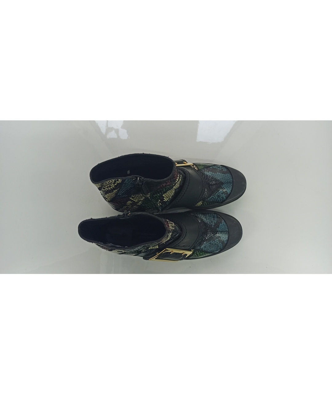 BURBERRY Мульти ботинки из экзотической кожи, фото 3