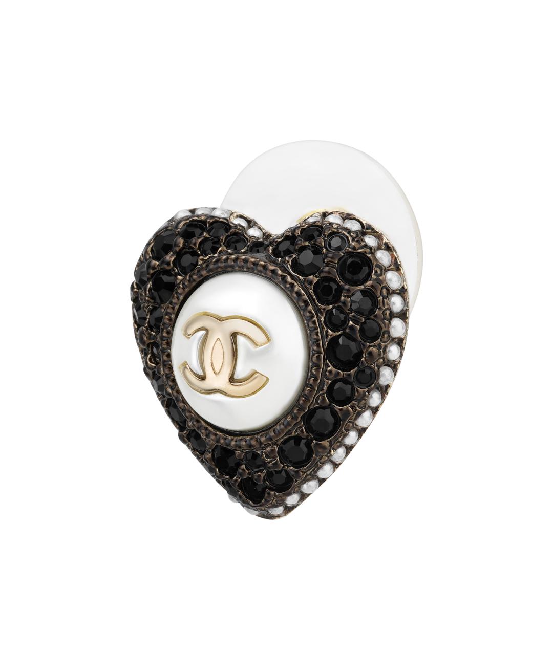 CHANEL Золотые металлические серьги, фото 2