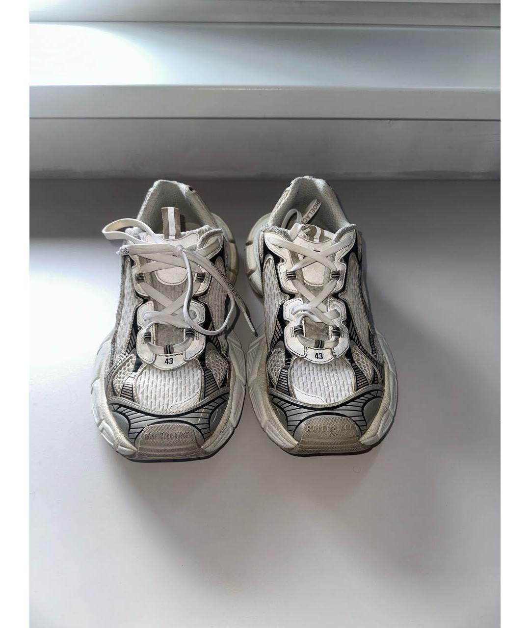 BALENCIAGA Бежевые низкие кроссовки / кеды, фото 2