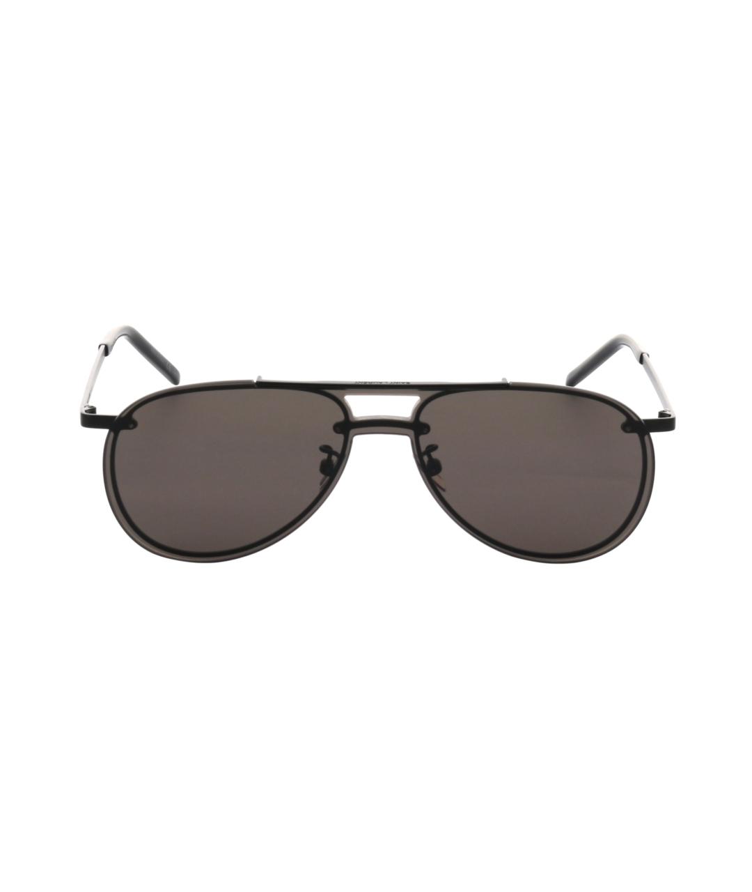 SAINT LAURENT Черные солнцезащитные очки, фото 1