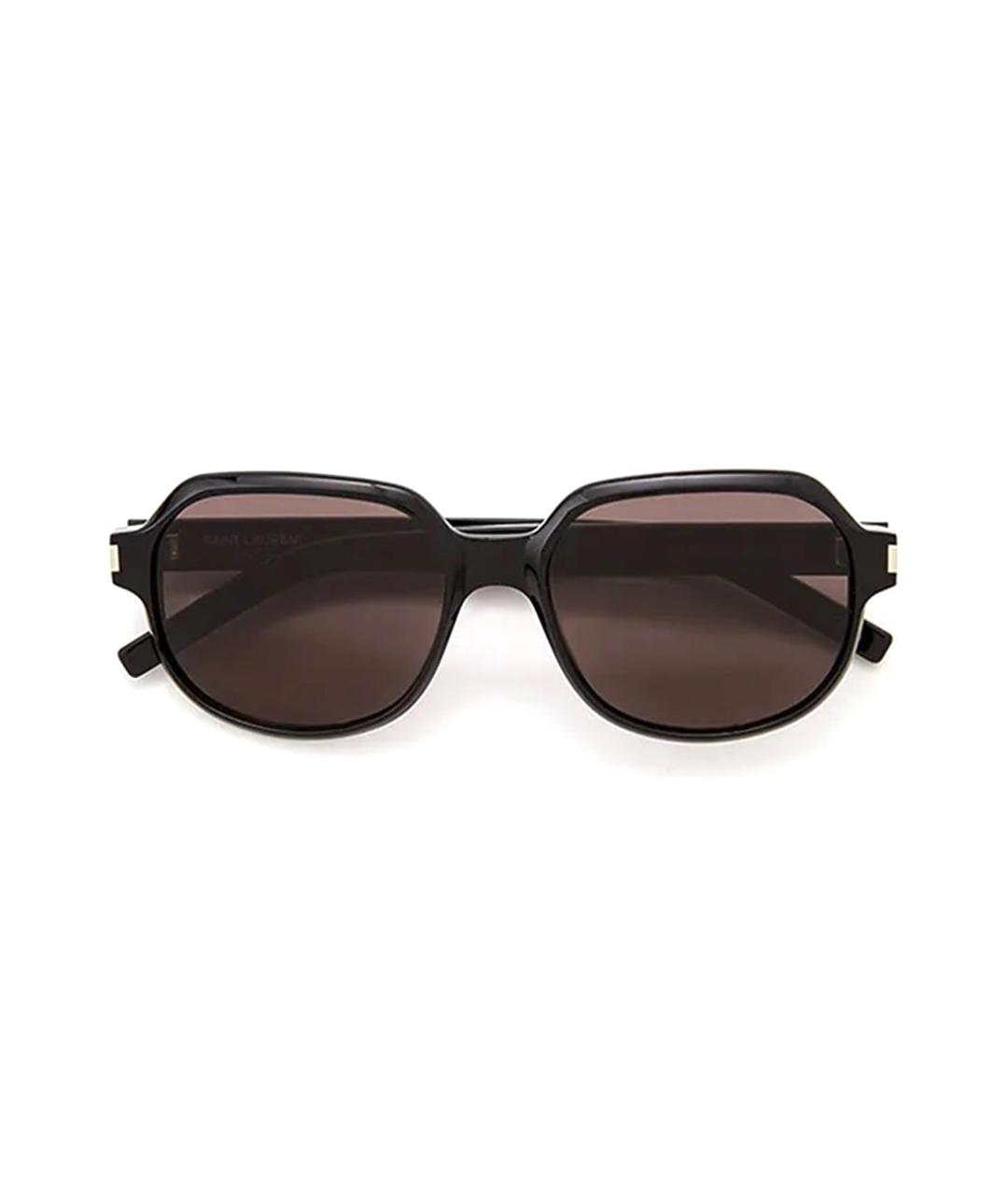 SAINT LAURENT Черные солнцезащитные очки, фото 1
