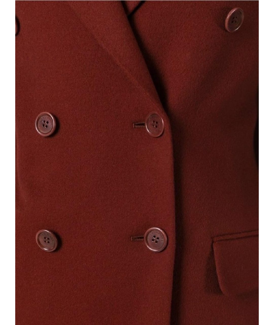 LORO PIANA Бордовое кашемировое пальто, фото 3