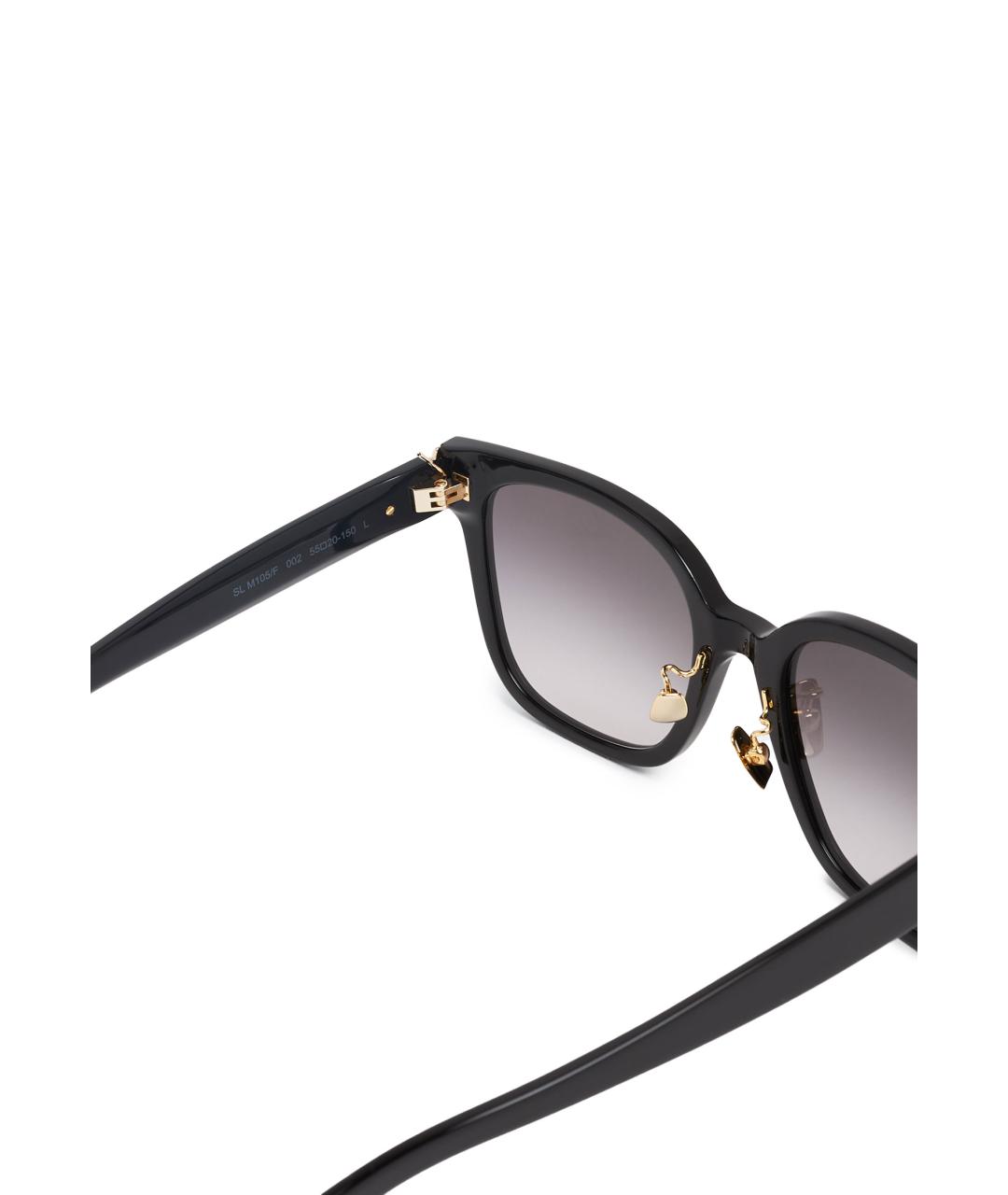 SAINT LAURENT Черные солнцезащитные очки, фото 4