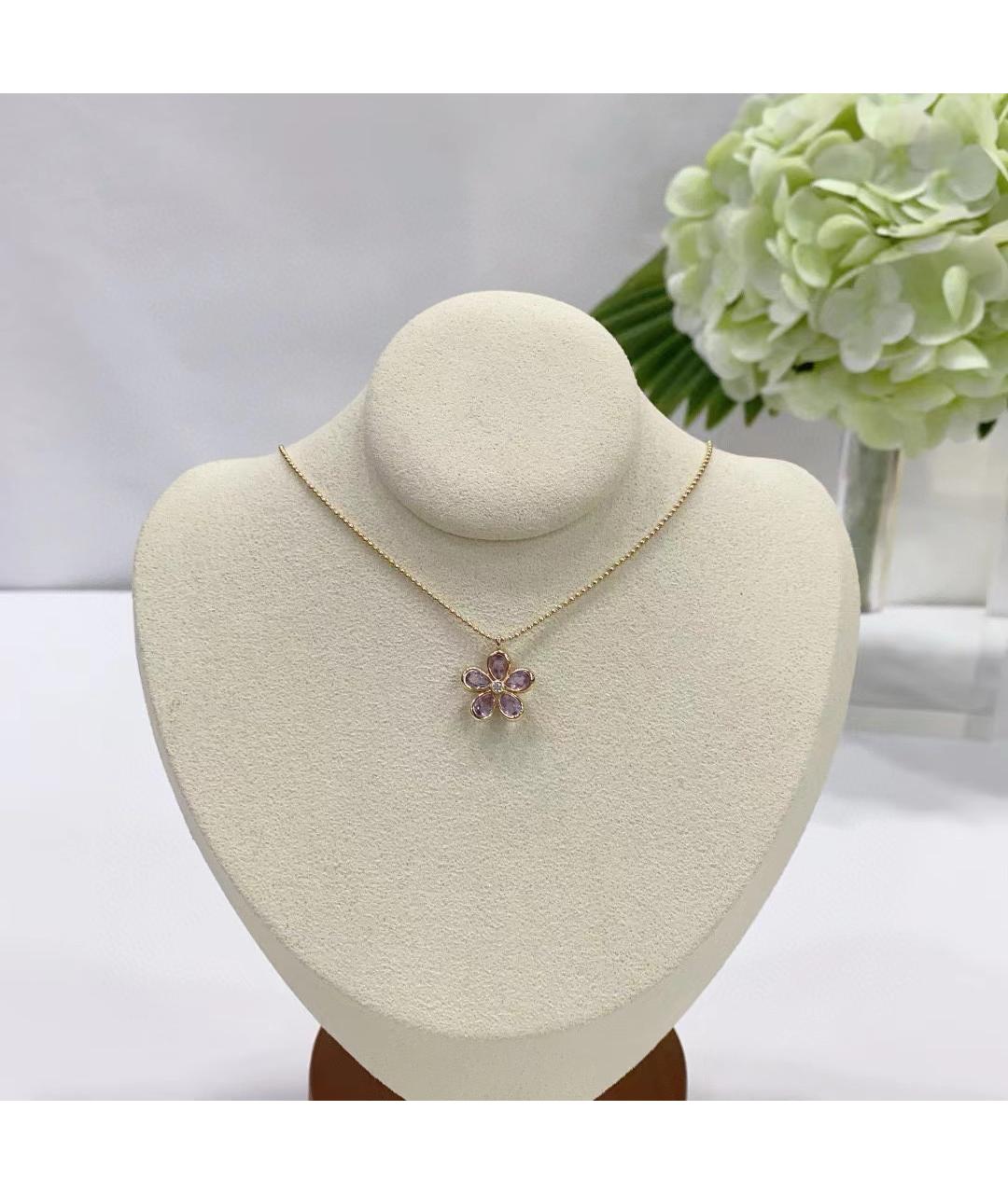 TIFFANY&CO Фиолетовая подвеска из розового золота, фото 2