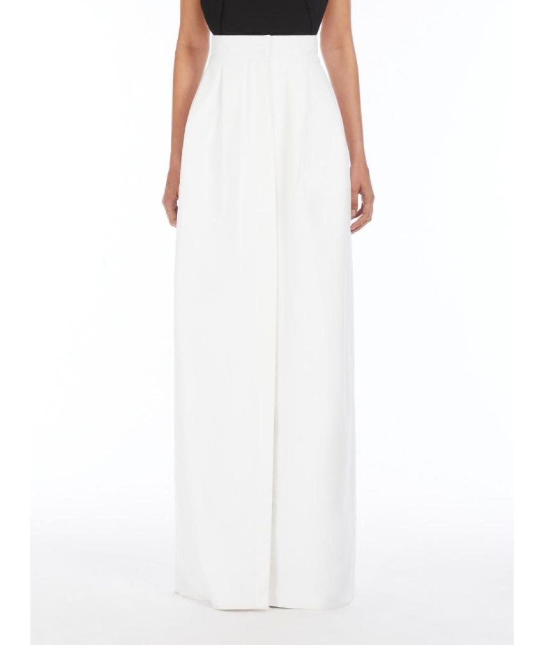 MAX MARA Белая хлопковая юбка макси, фото 2