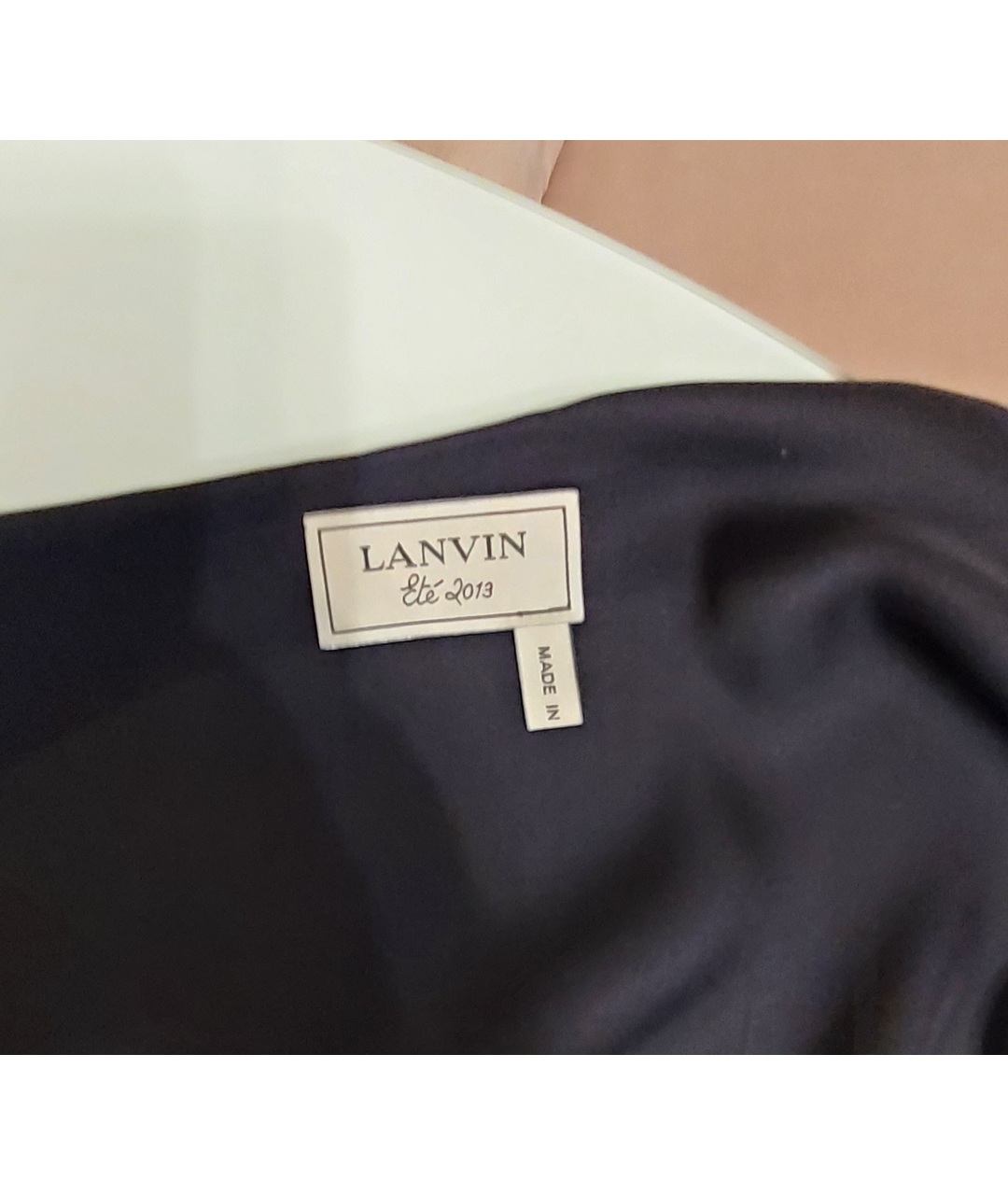 LANVIN Мульти шелковое платье, фото 5