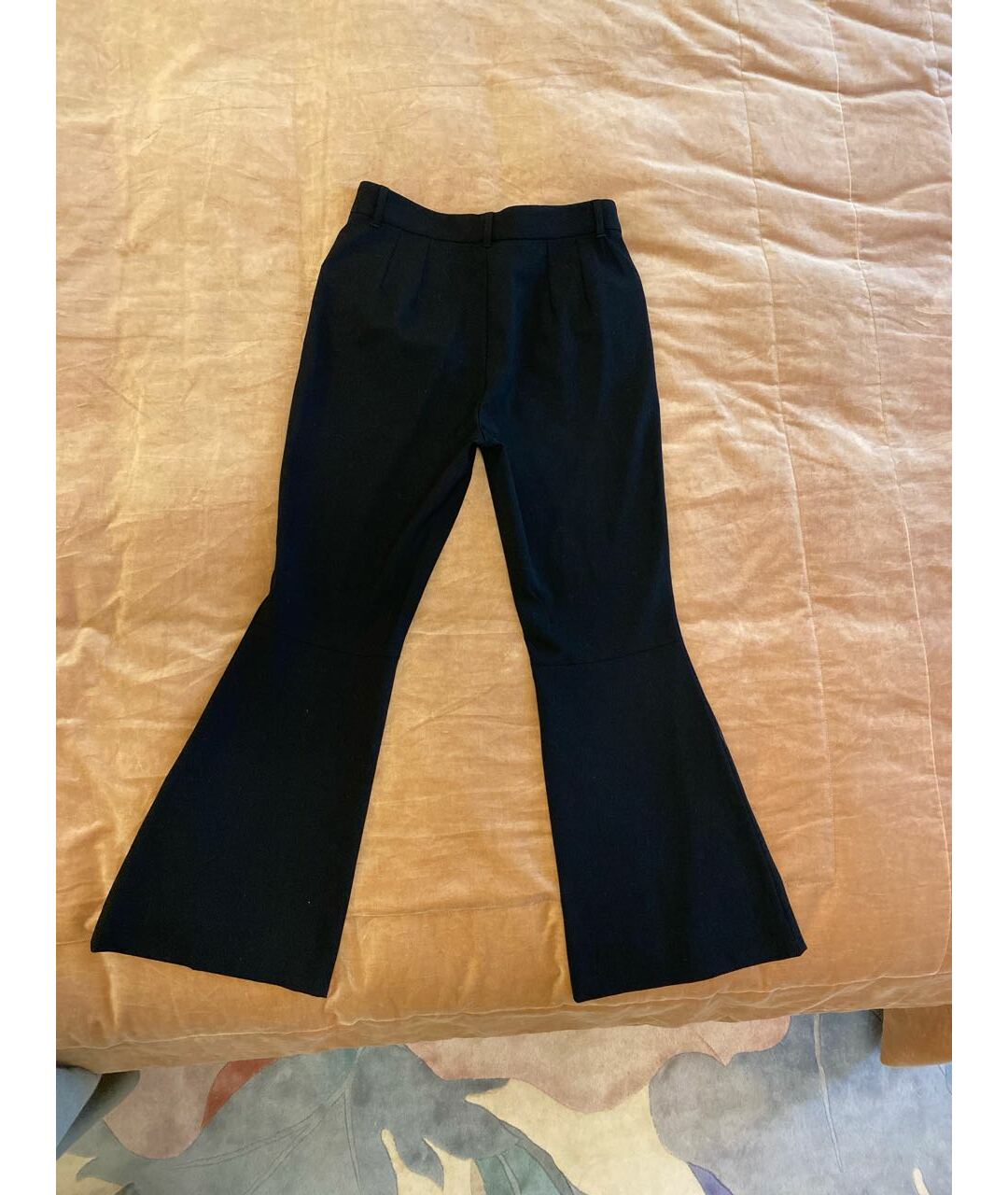 DOLCE&GABBANA Черные шерстяные брюки широкие, фото 2