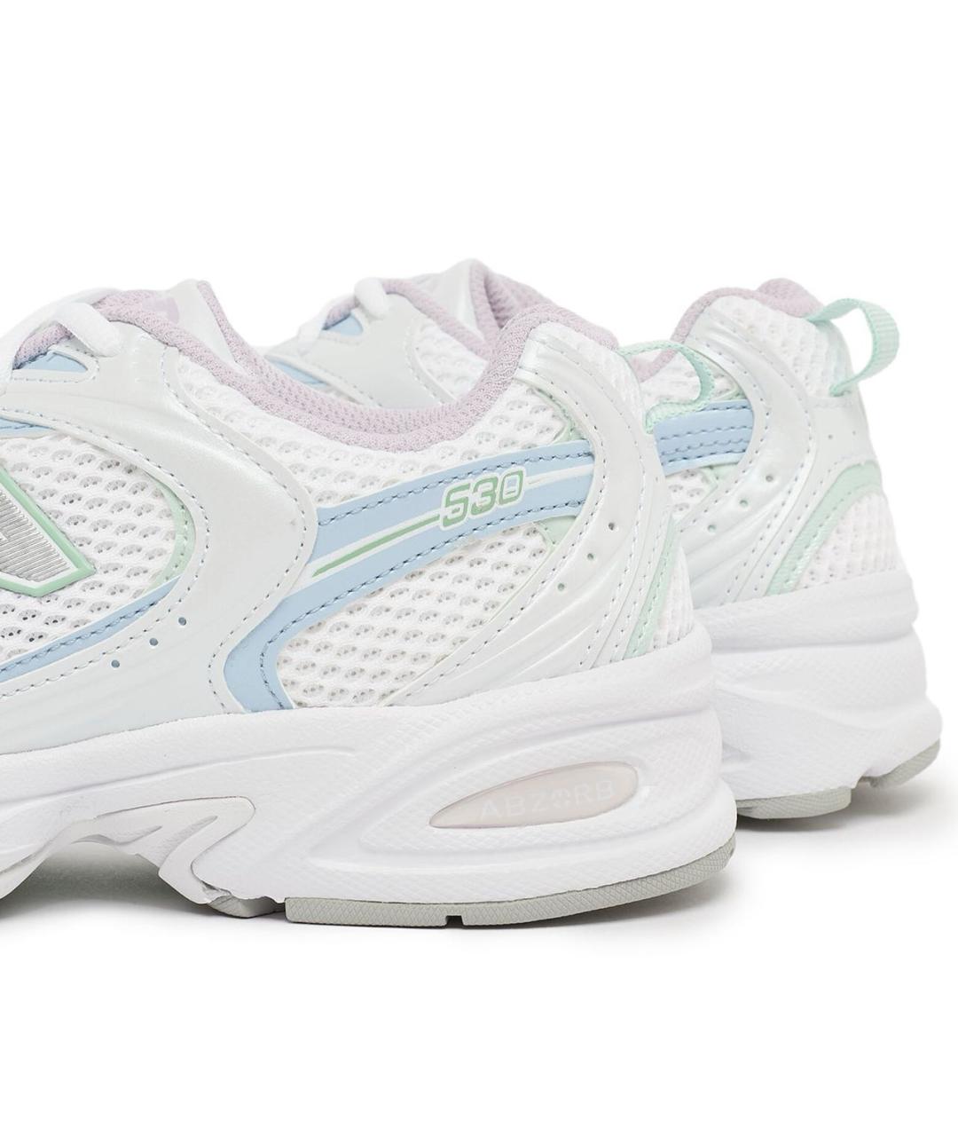 NEW BALANCE Белые кроссовки, фото 4